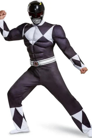 power ranger black muscle suit