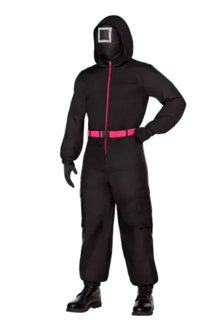 squid game front man boss overalls black