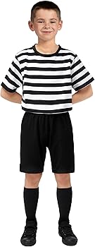 Pugsley black and white style costume hire