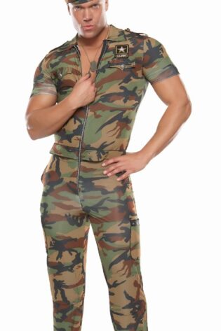 militarily sergeant in arms costume