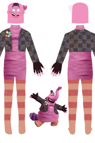 inside out inspired Bing bong costume