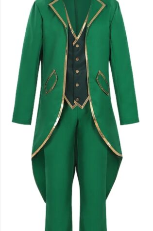 Irish green nobleman wizard of oz tailcoat and pants