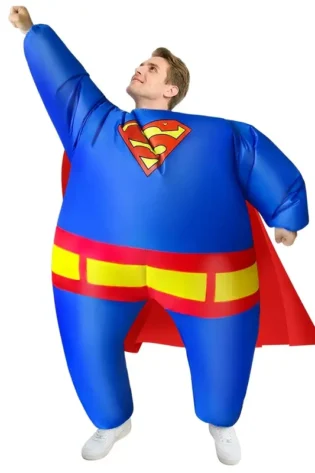 inflatable superhero superman style