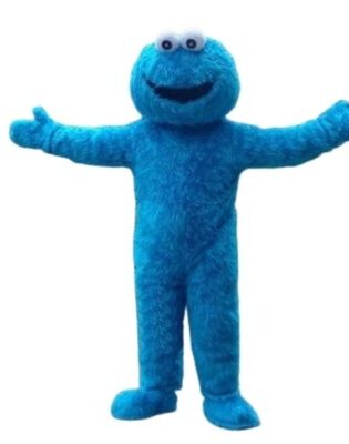 cookie monster style costume mascot - hire