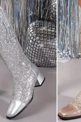 boots sequin with tassel - hire