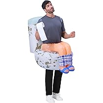 INFLATABLE TOILET COSTUME - RENTAL