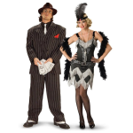 1920s gangster and flapper costumes