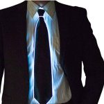 Light up LED necktie