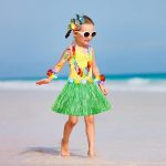 Kids Hawaiian hula costume