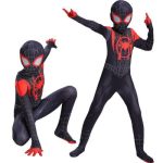 Kids in Miles Morales suits