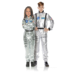 Kids in astronaut suits