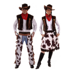 Man and woman in cowboy outfits