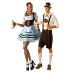 Couple in German outfits