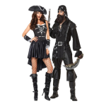 Man and woman in pirate outfits